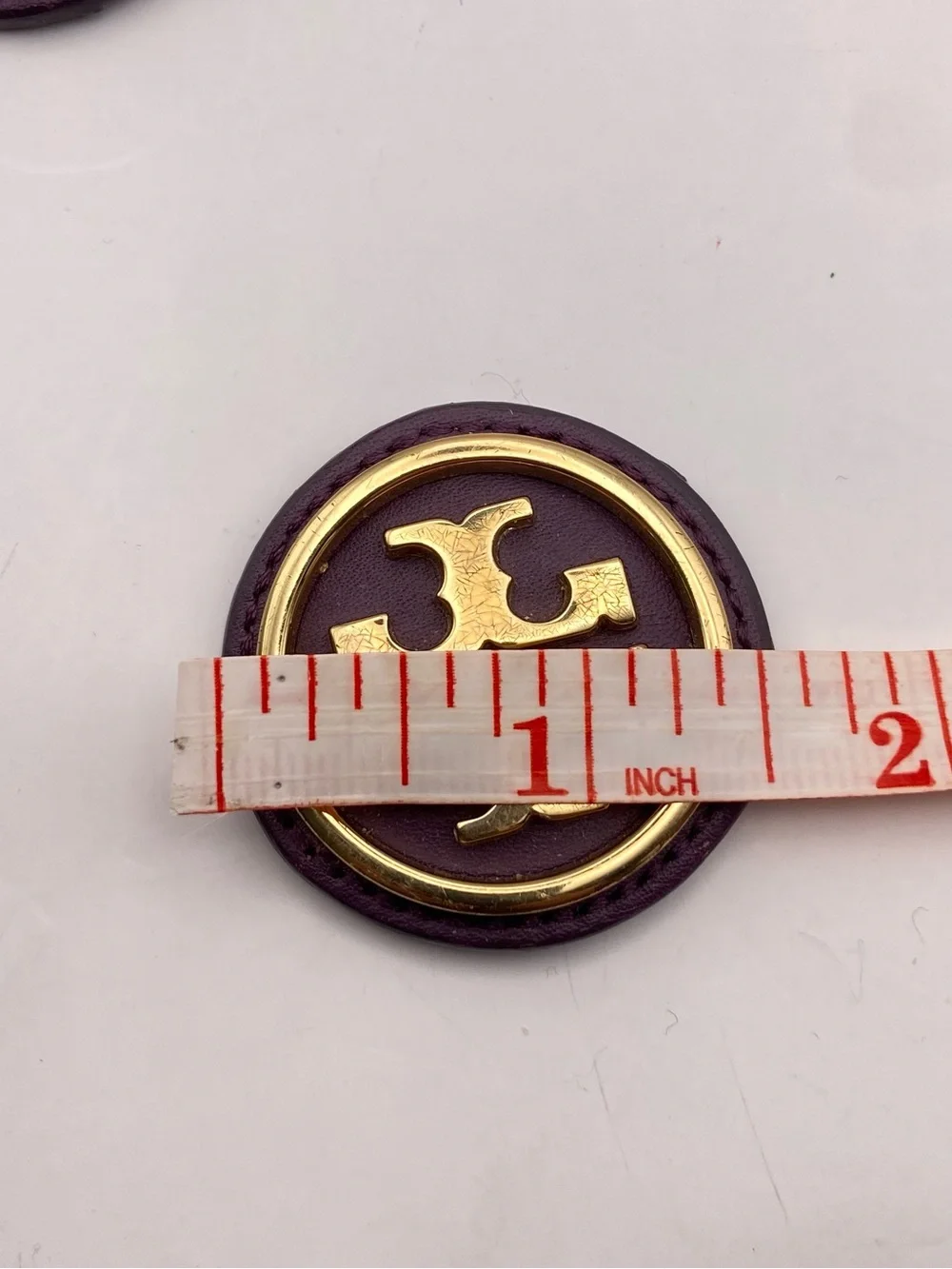 Tory Burch Gold Emblems Leather Round Replacement Pieces